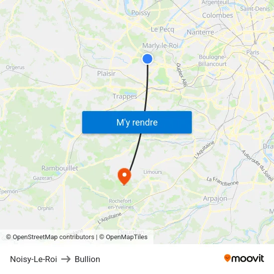 Noisy-Le-Roi to Bullion map