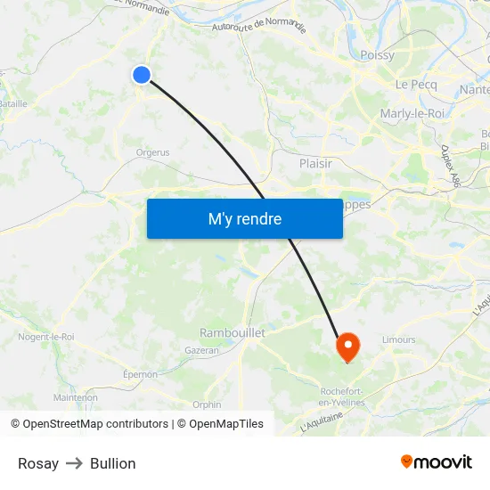 Rosay to Bullion map