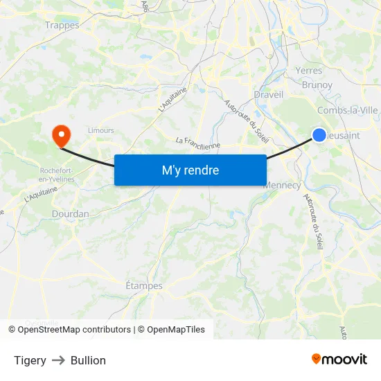 Tigery to Bullion map