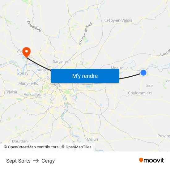 Sept-Sorts to Cergy map