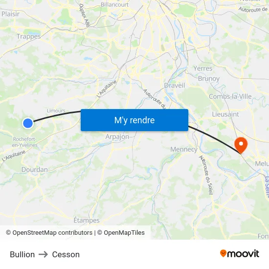 Bullion to Cesson map