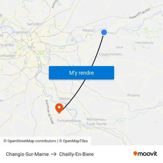 Changis-Sur-Marne to Chailly-En-Biere map