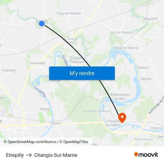 Etrepilly to Changis-Sur-Marne map