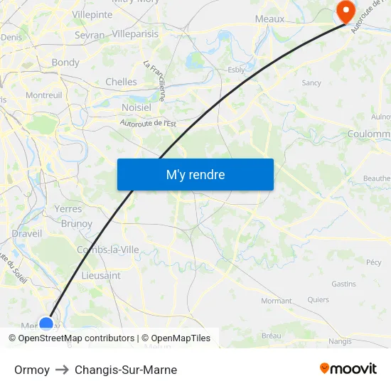 Ormoy to Changis-Sur-Marne map