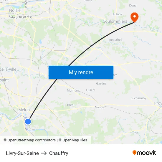 Livry-Sur-Seine to Chauffry map