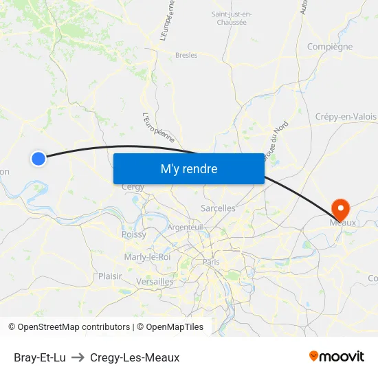 Bray-Et-Lu to Cregy-Les-Meaux map