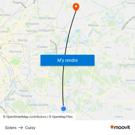 Solers to Cuisy map