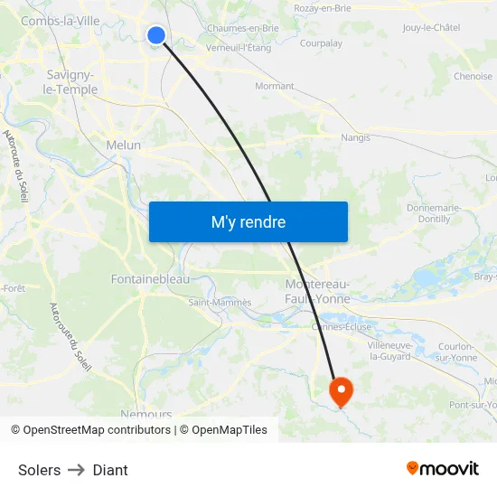 Solers to Diant map