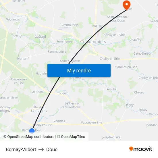 Bernay-Vilbert to Doue map
