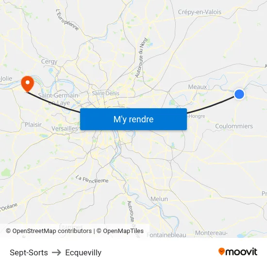 Sept-Sorts to Ecquevilly map