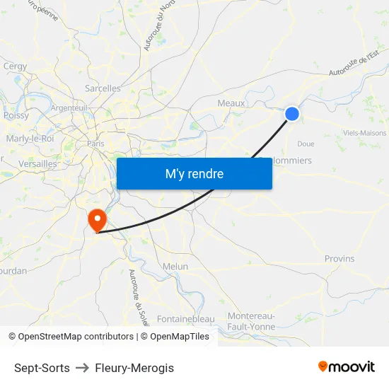 Sept-Sorts to Fleury-Merogis map