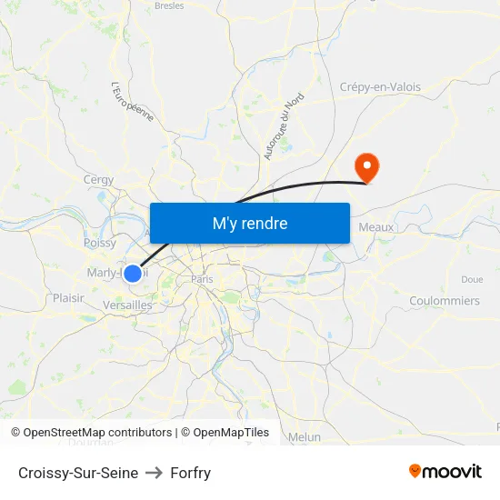 Croissy-Sur-Seine to Forfry map