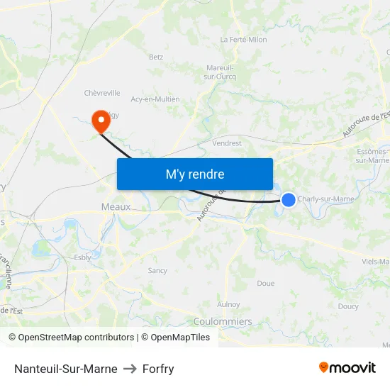 Nanteuil-Sur-Marne to Forfry map