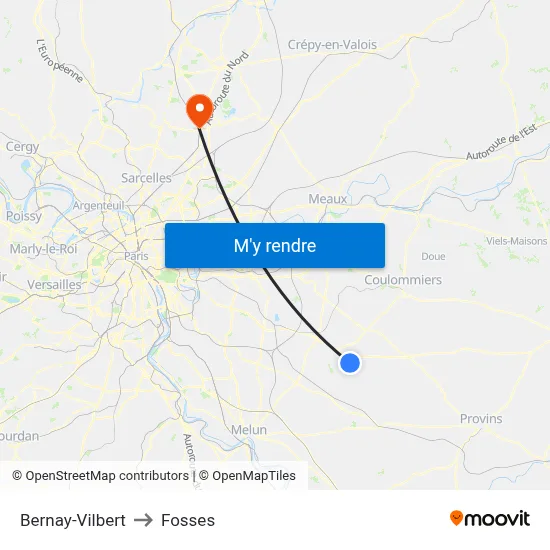 Bernay-Vilbert to Fosses map