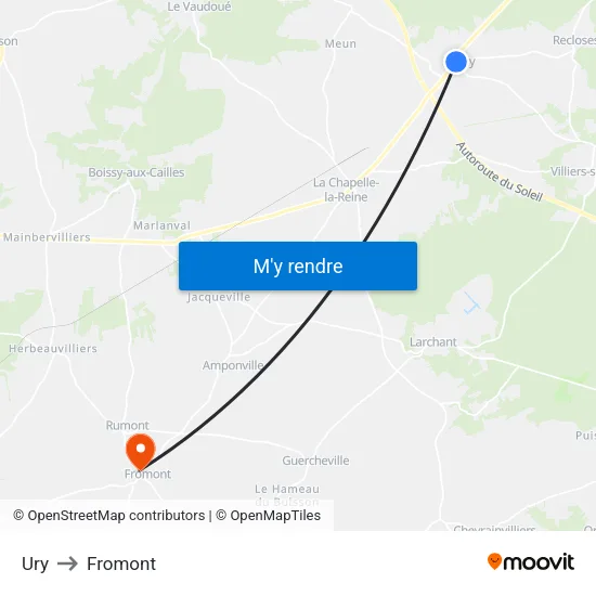 Ury to Fromont map