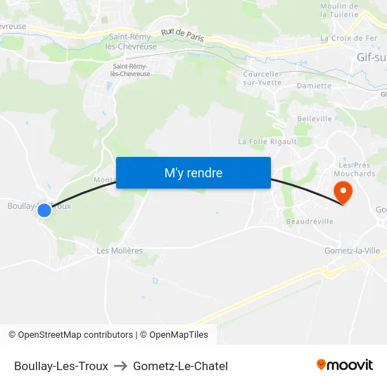 Boullay-Les-Troux to Gometz-Le-Chatel map