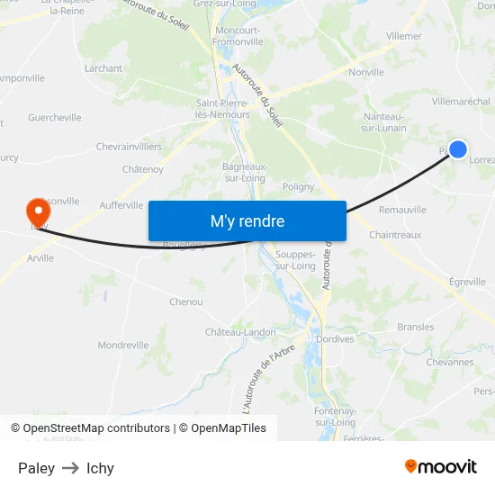 Paley to Ichy map