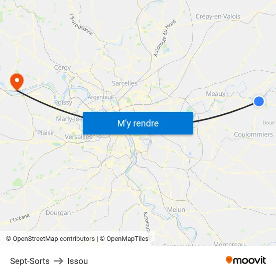 Sept-Sorts to Issou map