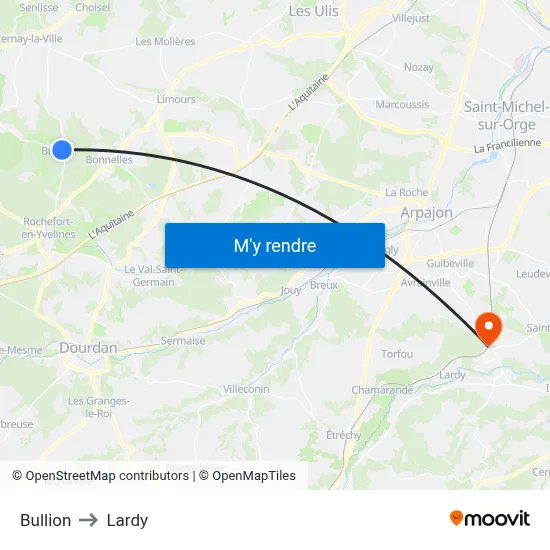 Bullion to Lardy map