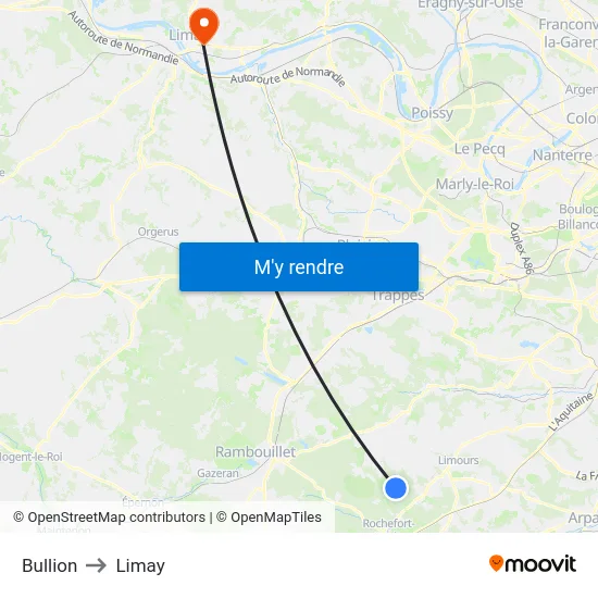Bullion to Limay map