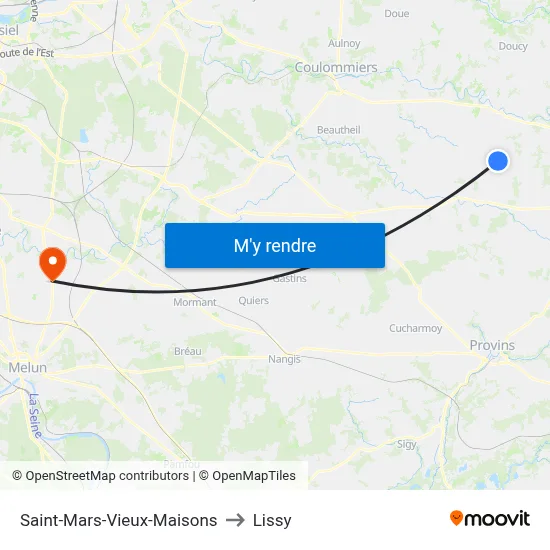 Saint-Mars-Vieux-Maisons to Lissy map