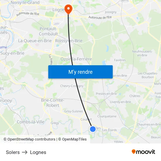 Solers to Lognes map