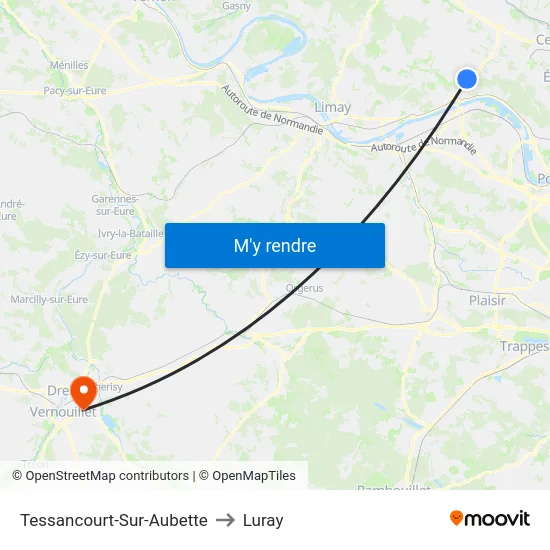 Tessancourt-Sur-Aubette to Luray map
