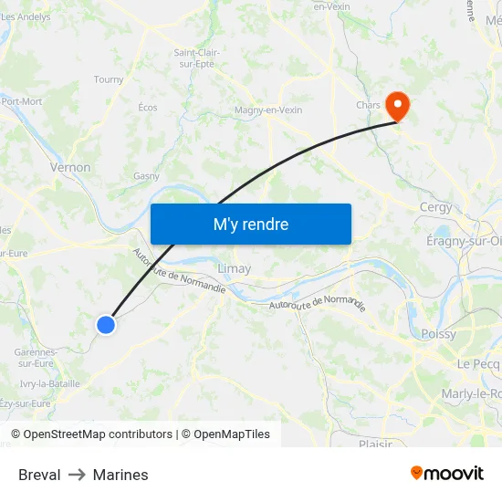 Breval to Marines map