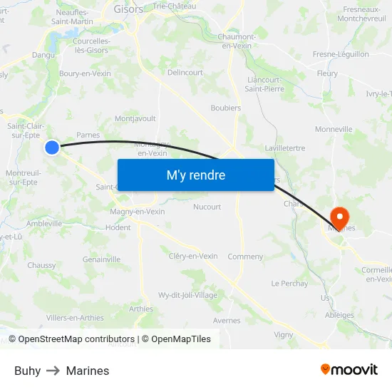 Buhy to Marines map