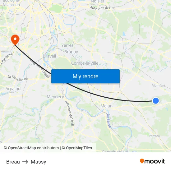 Breau to Massy map