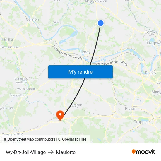 Wy-Dit-Joli-Village to Maulette map