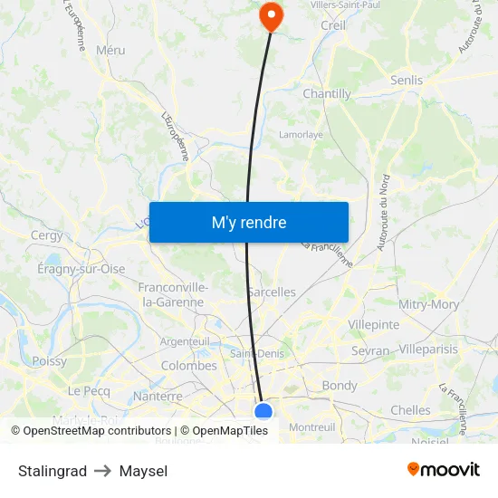Stalingrad to Maysel map