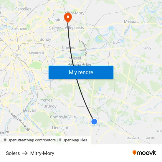 Solers to Mitry-Mory map