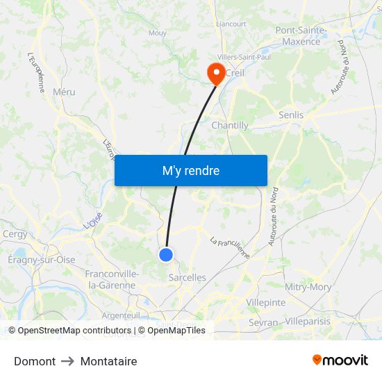 Domont Montataire en transport - City 26690 City 25997 