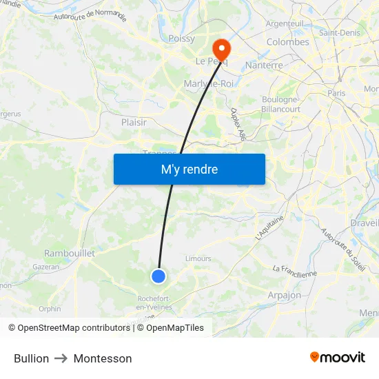 Bullion to Montesson map