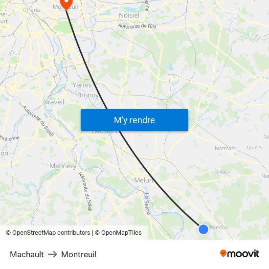 Machault to Montreuil map