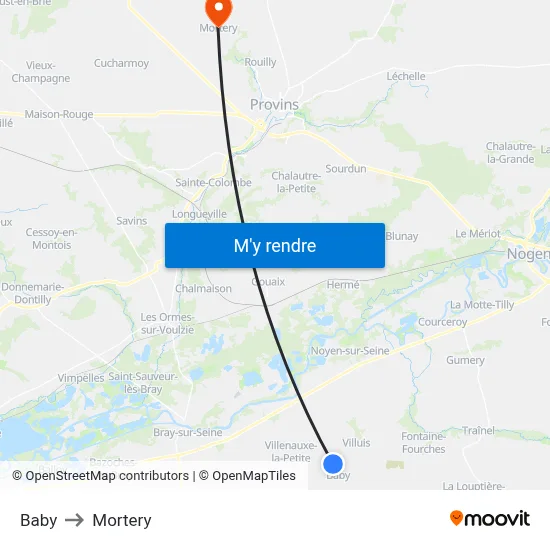 Baby to Mortery map
