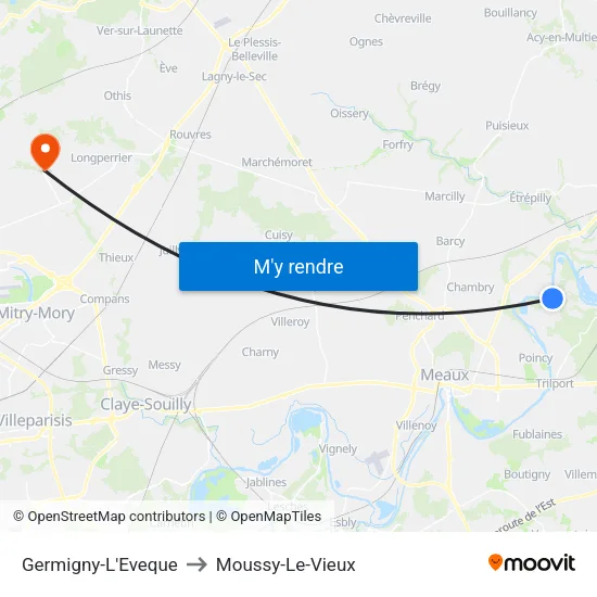 Germigny-L'Eveque to Moussy-Le-Vieux map