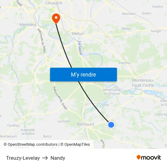 Treuzy-Levelay to Nandy map