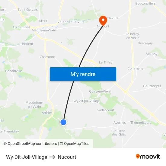 Wy-Dit-Joli-Village to Nucourt map