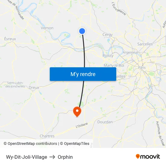 Wy-Dit-Joli-Village to Orphin map