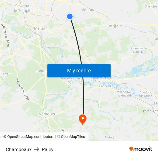 Champeaux to Paley map