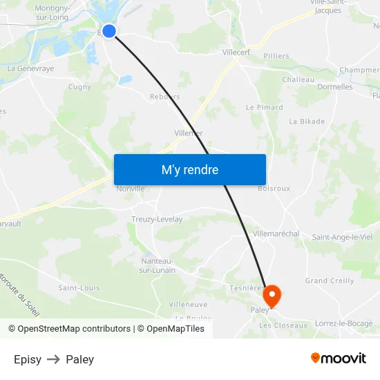 Episy to Paley map