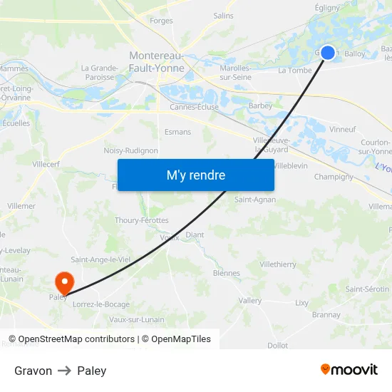 Gravon to Paley map