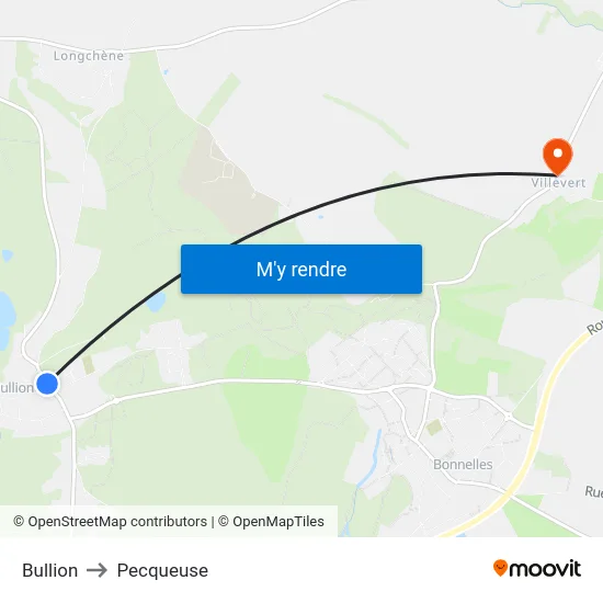 Bullion to Pecqueuse map