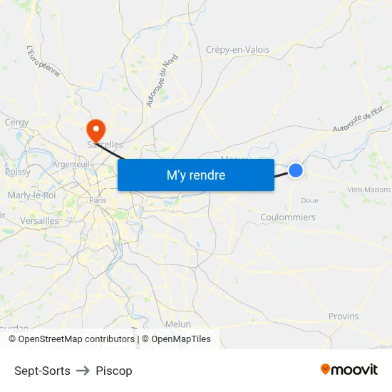 Sept-Sorts to Piscop map