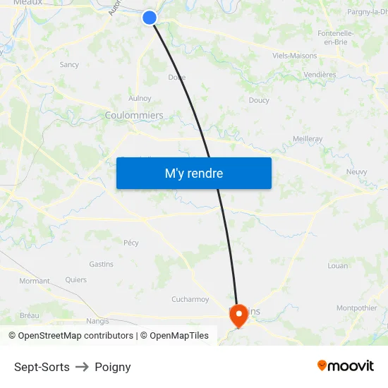 Sept-Sorts to Poigny map