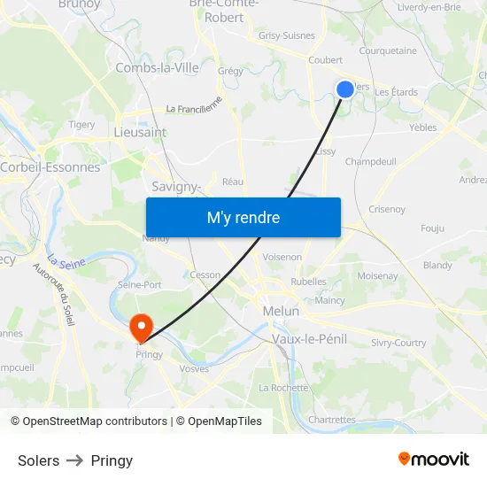 Solers to Pringy map