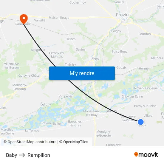 Baby to Rampillon map