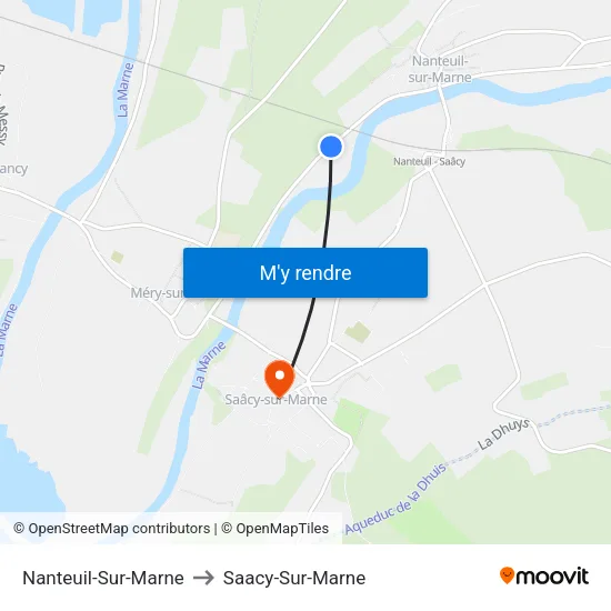 Nanteuil-Sur-Marne to Saacy-Sur-Marne map